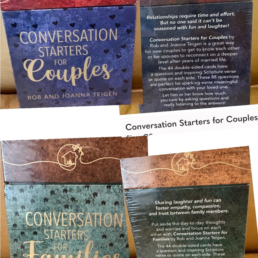 Family and Couples‎ Card Game/Conversation Starters